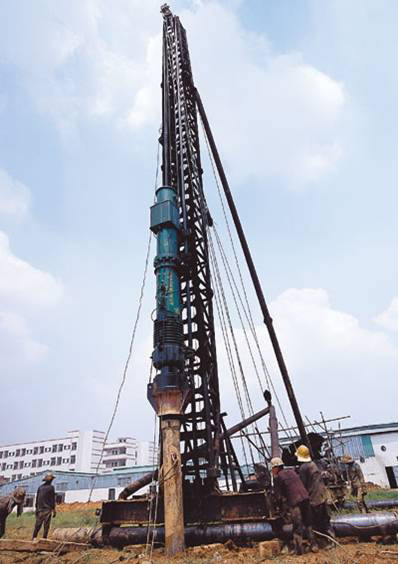 洛阳新安县振动沉管载体桩